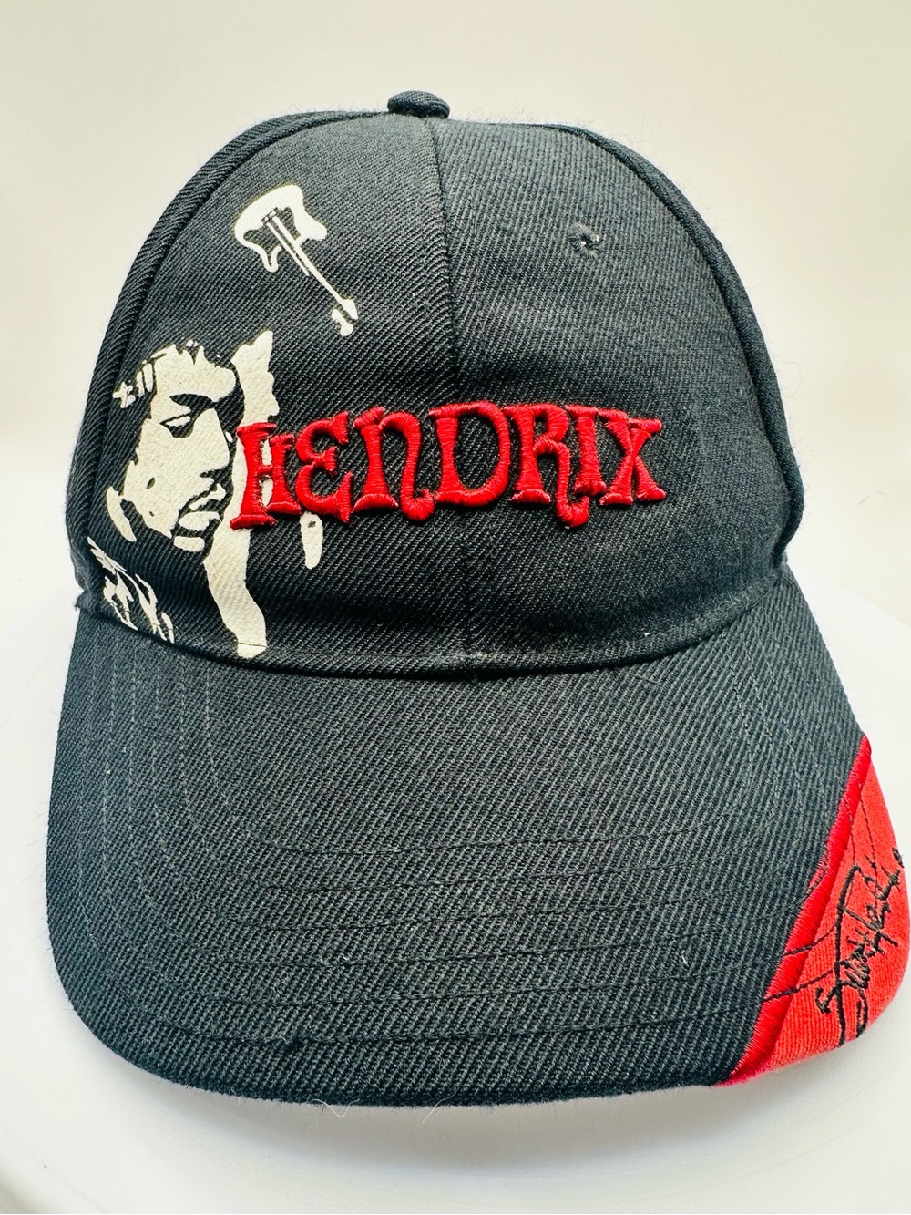 Vintage 2006 Jimi Hendrix Baseball Hat Cap Concept One Signature Brim Black Rare